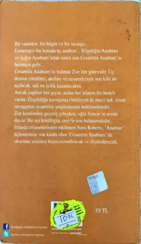 Cesaretin Anahtarı Nora Roberts Epsilon Yayıncılık