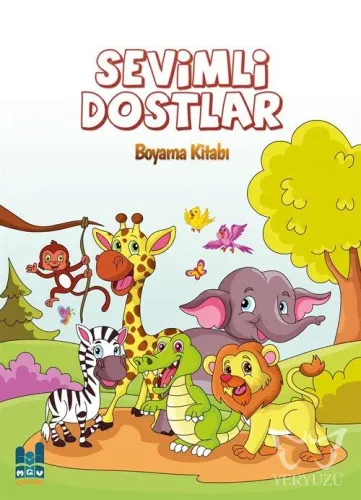 Sevimli Dostlar Boyama Kitabı