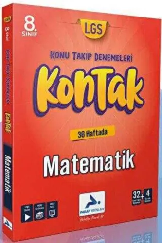 PARAF 8.SINIF MATEMATİK KONTAK KONU TAKİP DENEMELERİ