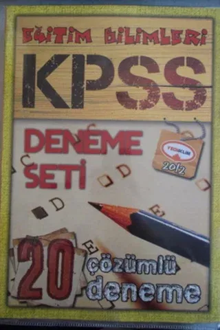 KPSS Eğitim Bilimleri 20 Çözümlü Deneme