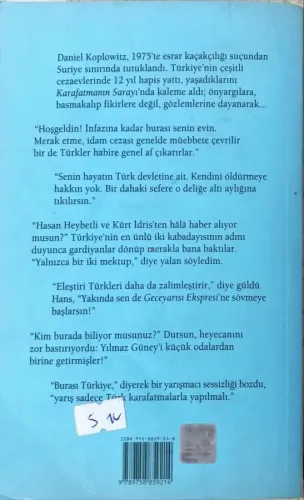 Karafatmanın Sarayı Daniel Koplowitz Kanat