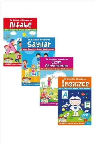 İlk Aktivite Kitaplarım Seti (4 Kitap Takım) Kolektif Koloni Çocuk Sat