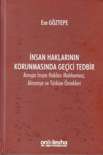 İnsan Haklarının Korunmasında Geçici Tedbir