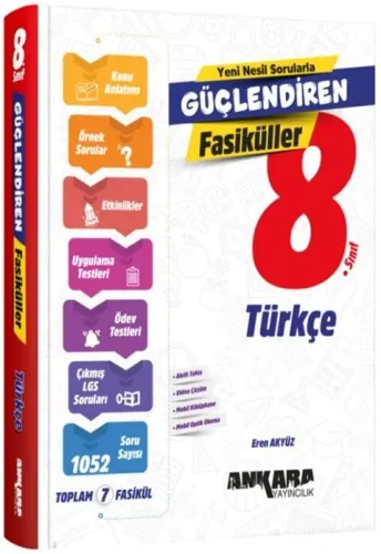 Ankara 8. Sınıf Türkçe Güçlendiren Fasiküller