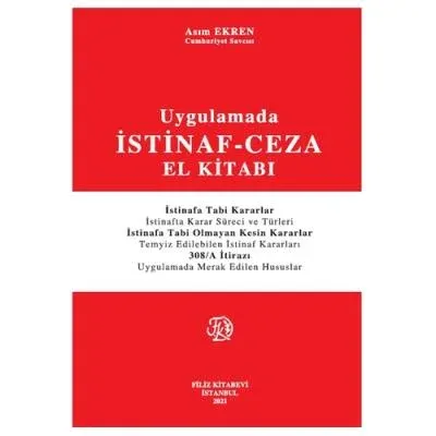 İstinaf-Ceza El Kitabı