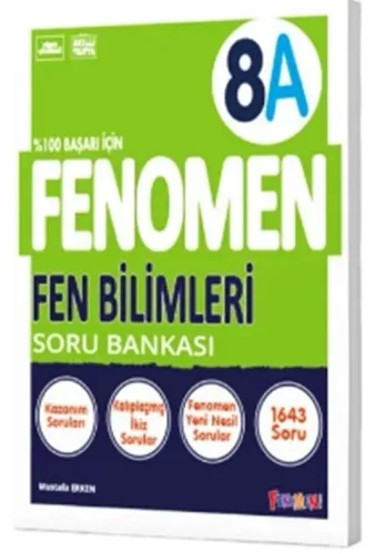 Fenomen Okul 8. Sınıf Fenomen Fen Bilimleri A Soru Bankası