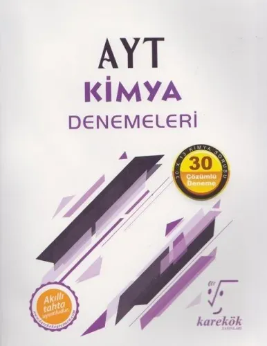 Karekök Yayınları AYT Kimya Deneme