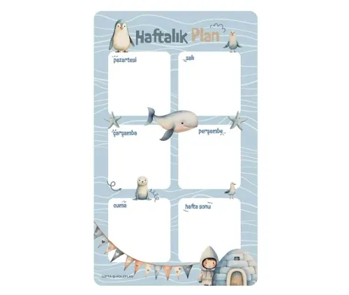 Gıpta Poleplan Haftalık Planlayıcı 13*21 54 YAP