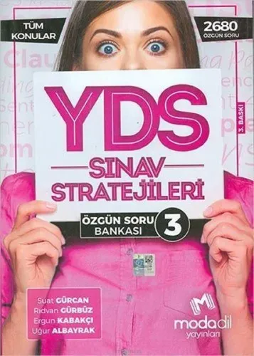 Modadil YDS Sınav Stratejileri 3 - Soru Bankası