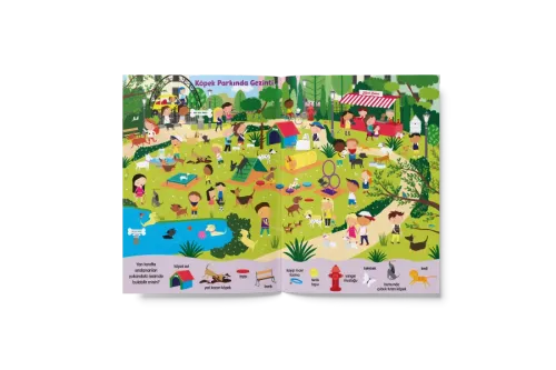 Ara & Bul - Mahallemi Keşfediyorum - Olimpos Yayınları Kitap Dolu Günl