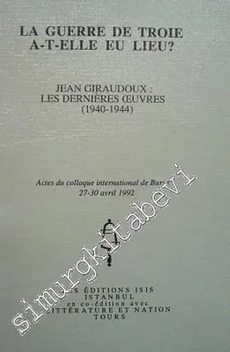 La Guerre de Troie a - t - elle eu Lieu? Les dernières Oeuvres (1940-1944) -         1992
