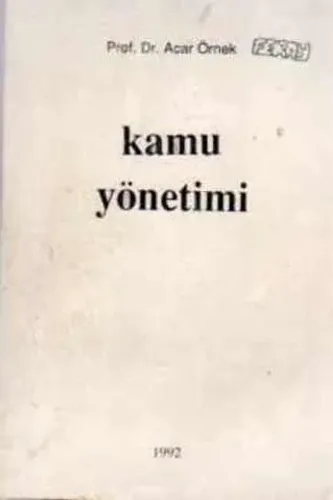 Kamu Yönetimi