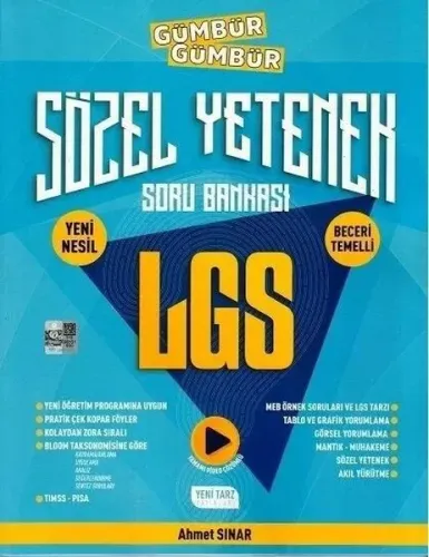 Yeni Tarz Yayınları 8.Sınıf Yeni Tarz S.B. Sözel Yetenek - 2021