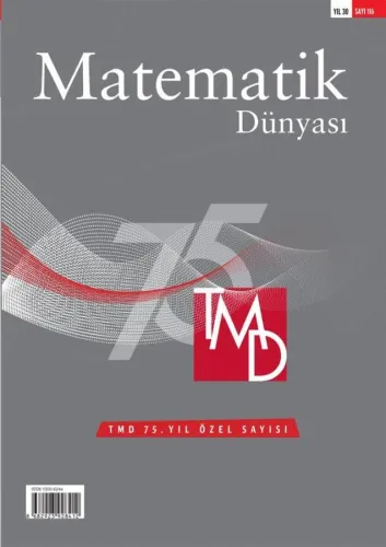 Matematik Dünyası Dergisi Sayı: 116