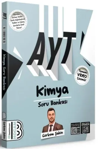 Benim Hocam Yayınları 2025 AYT Kimya Tamamı Video Çözümlü Soru Bankası