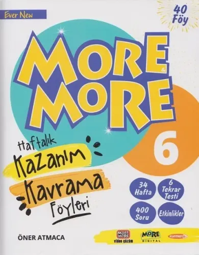 More More 6. Sınıf Haftalık Kazanım Kavrama Föyleri