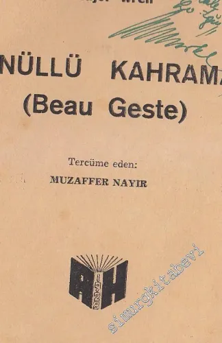 Gönüllü Kahraman (Beau Geste) -