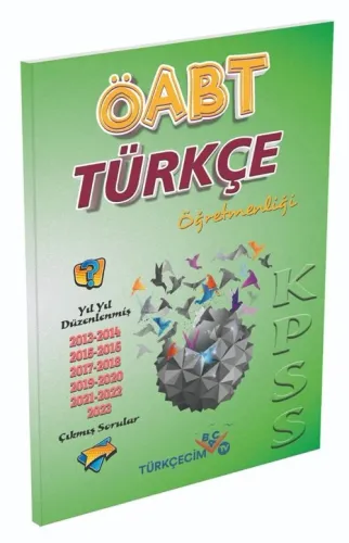 Türkçecim  TV Yayınları ÖABT Türkçe Öğretmenliği Çıkmış Sorular 2013-23