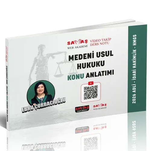 Adli-İdari Hakimlik HMGS Medeni Usul Hukuku Konu Anlatımı