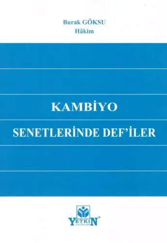 Kambiyo Senetlerinden Def'iler