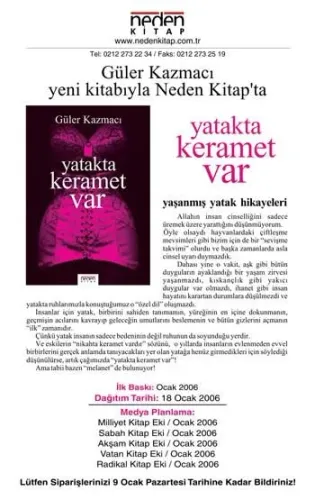 Yatakta Keramet Var %17 indirimli Güler Kazmacı Yatakta Keramet Var %17 indirimli Güler Kazmacı