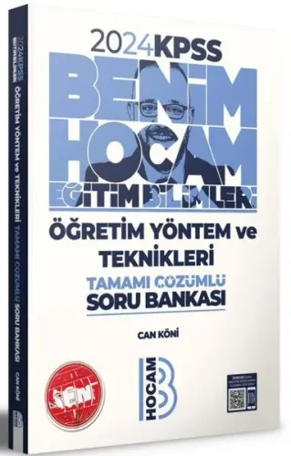 Benim Hocam Yayınları 2025 KPSS Eğitim Bilimleri Öğretim Yöntem ve Teknikleri Tamamı Çözümlü Soru Bankası