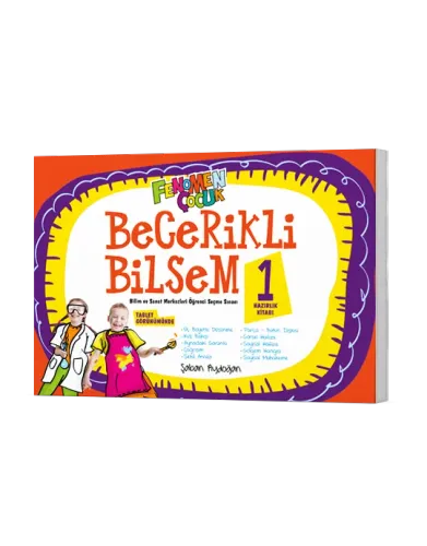 Fenomen Çocuk Yayınları Becerikli Bilsem 1 Hazırlık Kitabı
