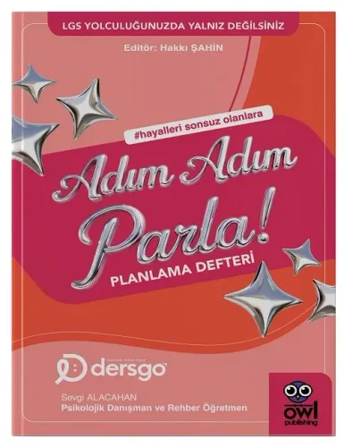 Owl Publishing LGS Adım Adım Parla Planlama Defteri