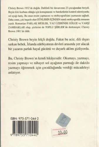 Sol Ayağım Christy Brown Arion Yayınevi %45 indirimli