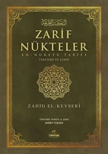 Zarif Nükteler En Nüket'ü Tarife Tercüme ve Şerhi