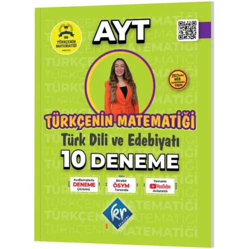 KR Akademi Türkçenin Matematiği AYT Türk Dili ve Edebiyatı 10 Deneme 2023