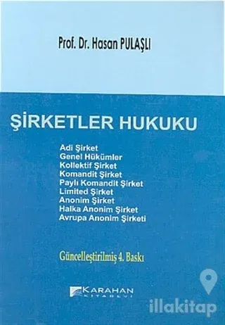 Şirketler Hukuku (Ciltli)