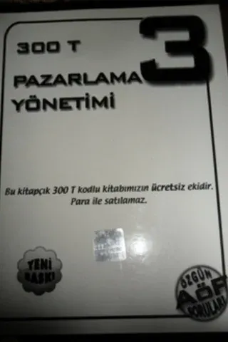 Pazarlama yönetimi 3