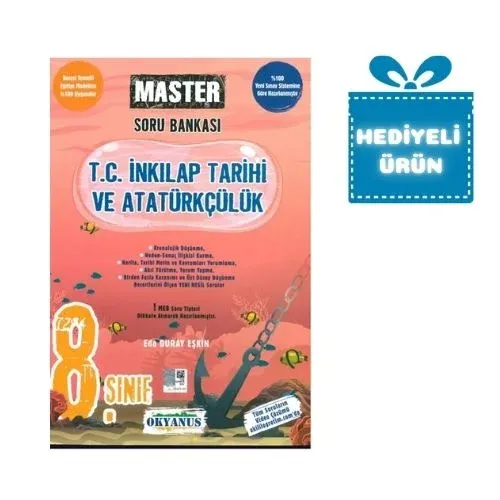 OKYANUS 8.SINIF MASTER İNKILAP TARİHİ SORU BANKASI