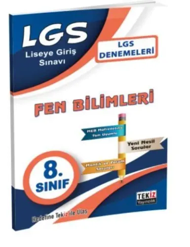 Tekiz 8. Sınıf LGS Fen Bilimleri Denemeleri-YENİ