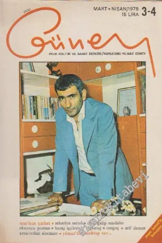 Yeni Güney Aylık Kültür, Sanat ve Siyaset Dergisi - Sayı: 3 - 4      Mart - Nisan