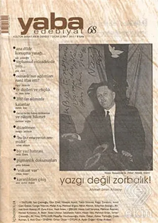 Yaba Edebiyat Dergisi Sayı: 68 Kolektif Yaba Yayınları Satın Al - ekin