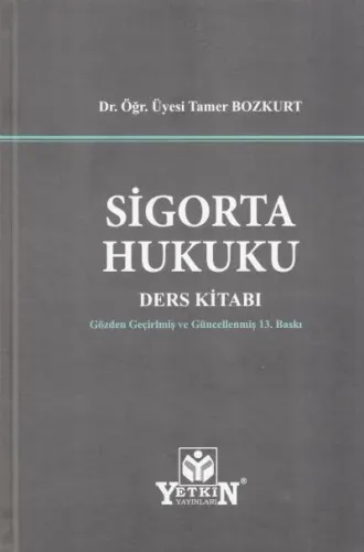 Sigorta Hukuku Ders Kitabı