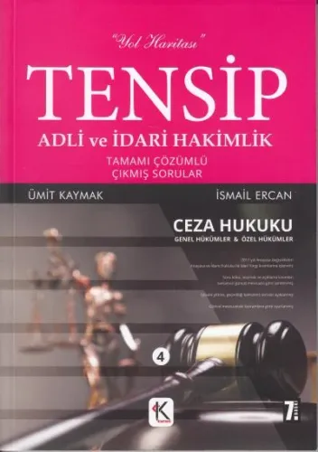 Tensip Ceza Hukuku Genel - Özel Hükümler