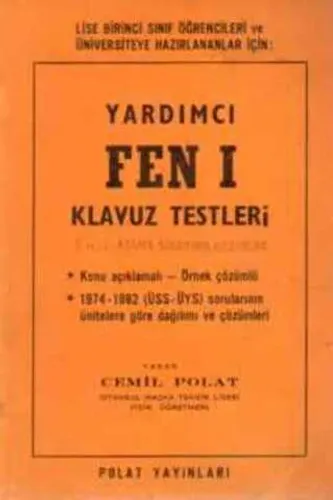 Yardımcı Fen 1 Kılavuz Testleri Cemil Polat