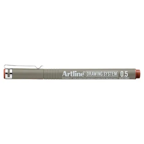 Artline Drawing System 0.5 Çizim Kalemi Uç:0,5mm Sepia