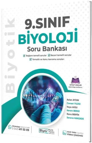 Biyotik 9. Sınıf Biyoloji Soru Bankası