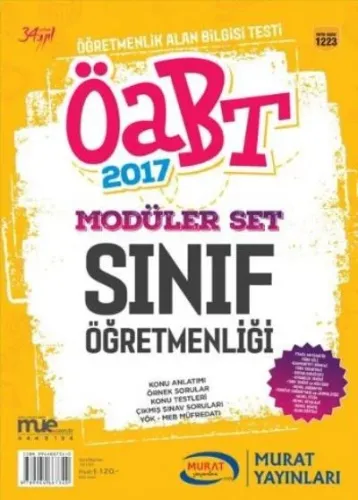 Murat ÖABT KPSS Modüler Set Sınıf Öğretmenliği 1223