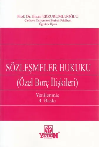 Sözleşmeler Hukuku ( Özel Borç İlişkileri )