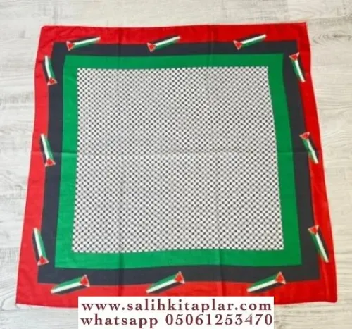 Filistin Logolu Bandana kefiye 50*50 cm