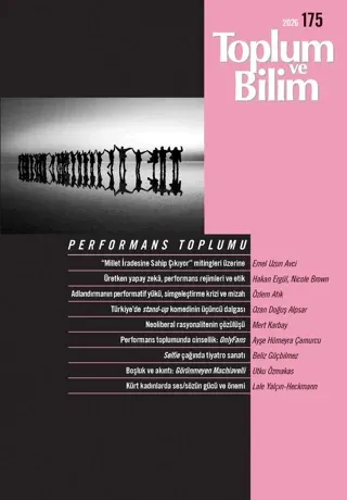 Toplum ve Bilim Dergisi Sayı: 175