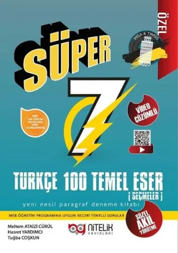 7. Sınıf Süper Türkçe 100 Temel Eser