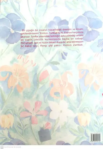 Kırmızı Zambak Anatole France Sentez