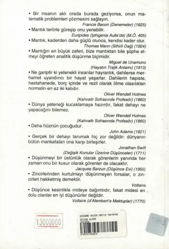Düşünme Kulesi Selçuk Alsan Sarmal %46 indirimli