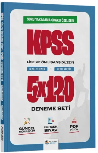 Akademi Denizi KPSS Lise Önlisans Genel Kültür Genel Yetenek 5x120 Den